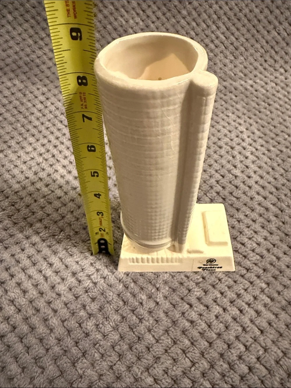 Vintage Ceramic Commemorative Vase Peachtree Plaza Westin Hotel Souvenir Atlanta